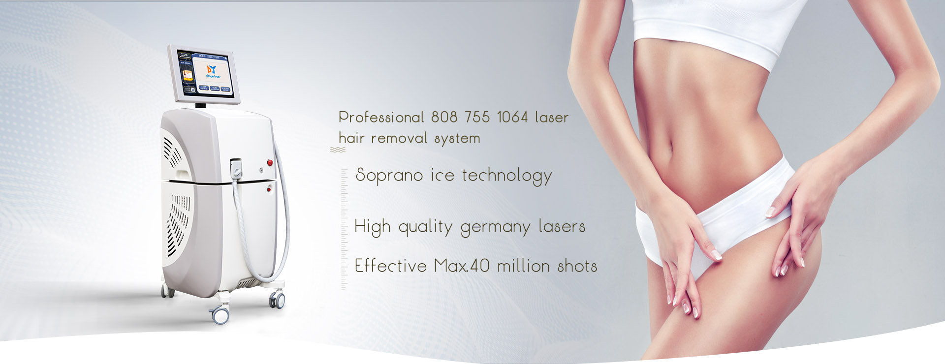 Mixed Wave Diode Laser 808nm 755nm and 1064 nm 3 Wavelengths Hair Removal Machine